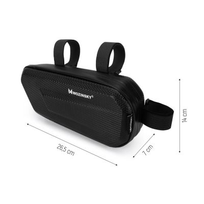18. Wozinsky Fahrradrahmentasche 1,5L Schwarz (WBB10BK)