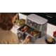29. Ninja DZ400EU Doppelfritteuse 9,5 l, autonom, 2470 W, Heißluftfritteuse, Grau
