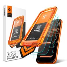 Spigen Glas.tR AlignMaster Slim 3er-Pack Panzerglas für iPhone 17 Pro Max
