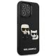 4. Karl Lagerfeld KLHCP13L3DRKCK iPhone 13 Pro / 13 6.1" schwarz/schwarz Hardcase Karl&Choupette Ikonik 3D