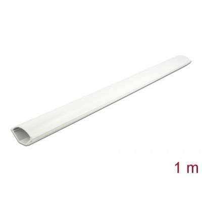 2. DeLOCK Kabelrinne, abgewinkelt 43 x 23 mm – Länge 1 m, weiß