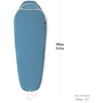 8. Schlafsack-Inlett Sea to Summit Breeze S – Cendre Blue