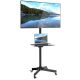 10. Techly ICA-TR21 TV-Halterung für 139,7 cm (55") Fernseher, Schwarz