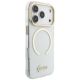4. Guess IML Script Metal MagSafe Hülle für iPhone 18 Pro Max / 17 Pro Max – transparent
