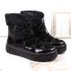 6. Filippo W PAW475A isolierte Plateaustiefeletten aus Leder, schwarz