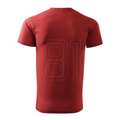4. Malfini Basic T-Shirt M MLI-12913 burgund