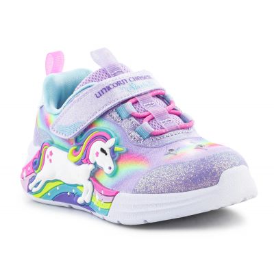 2. Skechers S-Lights Mädchen Unicorn Chaser Jr 302298N-LVMT Schuhe
