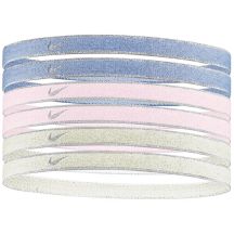 Nike Swoosh Sport Metallic Lila, Pink, Gelb 6er-Pack Haarbänder N1002008511OS
