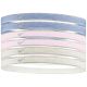 Nike Swoosh Sport Metallic Lila, Pink, Gelb 6er-Pack Haarbänder N1002008511OS