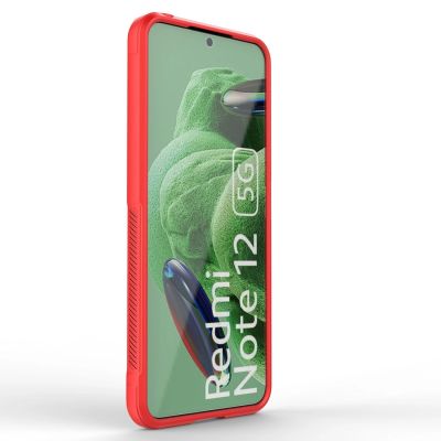 7. Magic Shield Hülle für Xiaomi Redmi Note 12 5G / Poco X5 5G Flexible Panzerabdeckung Rot
