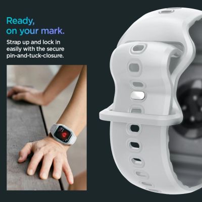 15. Spigen Liquid Air Pro Armband für Apple Watch 10 46mm - Grau