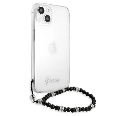 4. Guess GUHCP13MKPSBK iPhone 13 6.1" Transparente Hardcase Black Pearl