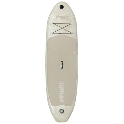 18. VIRTUFIT SUP BOARD CRUISER 305 - SANDBEIGE - MIT KAJAKSITZ, ZUBEHÖR UND STRETCHER-TASCHE