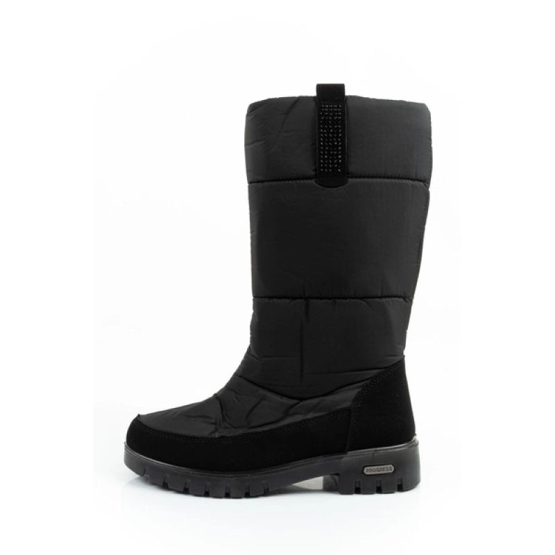 2. Progress Winterstiefel Schneestiefel Damen Warm Modische Zipper Stiefel