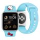 4. Hello Kitty Silikon-Kitty-Kopfband für Apple Watch 38/40/41 mm – blau