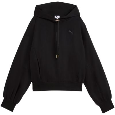 2. Puma Her Relaxed Hoodie Damen Schwarz 694027 01