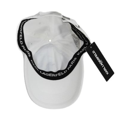 5. Karl Lagerfeld Paris Choupette Strapback-Cap Weiß – L5WH7944 wht
