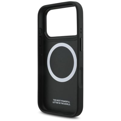 7. BMW M Quilted Logo MagSafe Case für iPhone 17 Pro – Schwarz