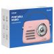 6. SAVIO Tragbares Radio Pink RS-03