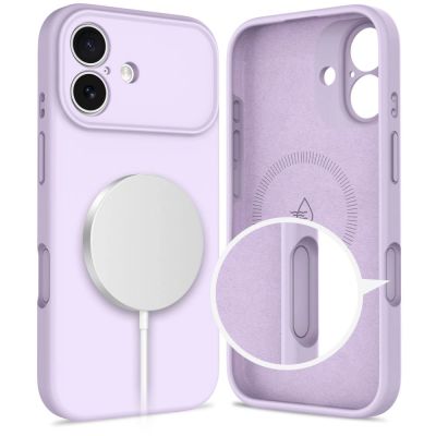 2. Tech-Protect Silikon MagSafe Hülle für iPhone 17 - Lila
