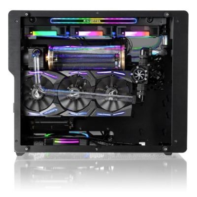 3. RAIJINTEK Ophion M Evo ALS Midi Tower Schwarz, Transparent