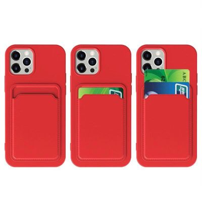 9. Kartenetui Silikon Wallet Case mit Kartenfach Dokumenten für Samsung Galaxy S21 + 5G (S21 Plus 5G) Weiß
