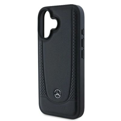6. Mercedes Urban Lederhülle für iPhone 16 Plus – Schwarz