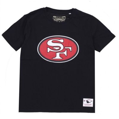 Mitchell & Ness NFL Team Logo Tee San Francisco M 49ERSS BMTRINTL1053-SF4BLCK
