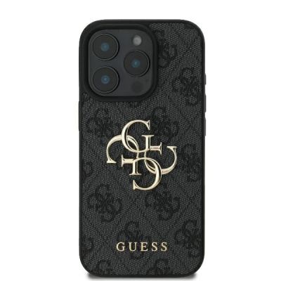 3. Guess 4G Big Logo Hülle für iPhone 16 Pro Max – Schwarz