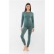 5. Damen-Thermounterwäsche Viking Base Layer Sigrid Set – Green, Größe: M