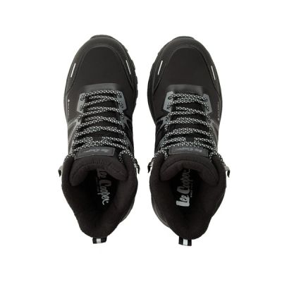 4. Lee Cooper Herren-Winter-Trekkingstiefel, gefüttert, wasserdicht, schwarz