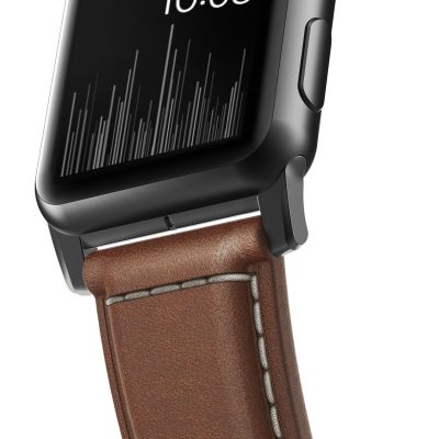 5. Nomad NM1A4RBT00 Smart-Armband aus braunem Leder