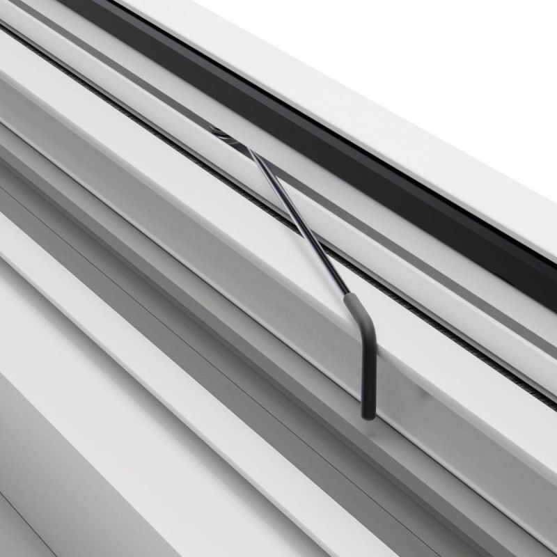 19. Moskitonetzfenster Aluminium 100x120 Braun Plus