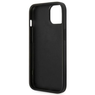 7. Guess Saffiano Strap Case für iPhone 14 Plus - Schwarz