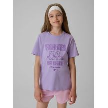 Mädchen-T-Shirt mit Aufdruck, regulär, Größe 4F 4FJRAW26TTSHF4240-52S