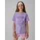 Mädchen-T-Shirt mit Aufdruck, regulär, Größe 4F 4FJRAW26TTSHF4240-52S
