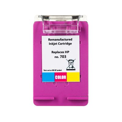 Superbulk-Tinte für HP B-H703C Drucker (ersetzt HP 703 CD888) Standard Dreifarbig