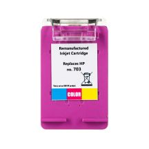 Superbulk-Tinte für HP B-H703C Drucker (ersetzt HP 703 CD888) Standard Dreifarbig