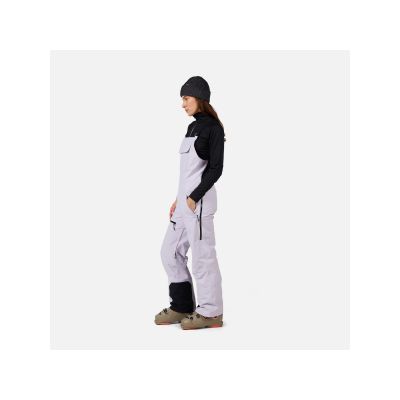 5. ROSSIGNOL W Outerlimits Isolierte Latzhose für Damen, Grau
