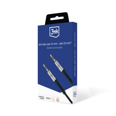 6. 3mk AUX-Miniklinke 3,5-mm-Kabel / AUX-Miniklinke 3,5 mm