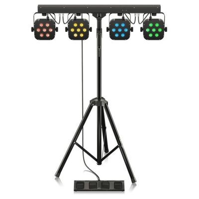 Behringer STAGE TRI LED BUNDLE ST1 4x-LEDPAR-Set mit Controller + Stativ