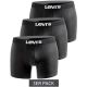 4. Levi's Boxershorts 3er-Pack Herren Boxershorts Schwarz Baumwolle