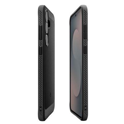 7. Spigen Rugged Armor Case für Samsung Galaxy S25 FE - Mattschwarz