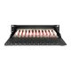 5. Digitus Patchpanel 10'' 12x RJ45, LSA-Level, Cat.6A, geschirmt, 1 HE, schwarz, Kabelführung