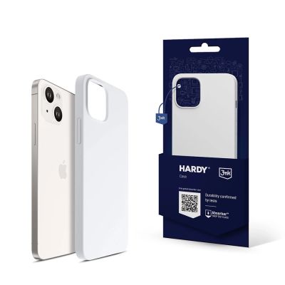 3mk Hardy Silikon-MagCase für iPhone 14 Plus – Weiß