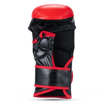 6. MMA Sparring Handschuhe M - Warrior Red - LegacySeries