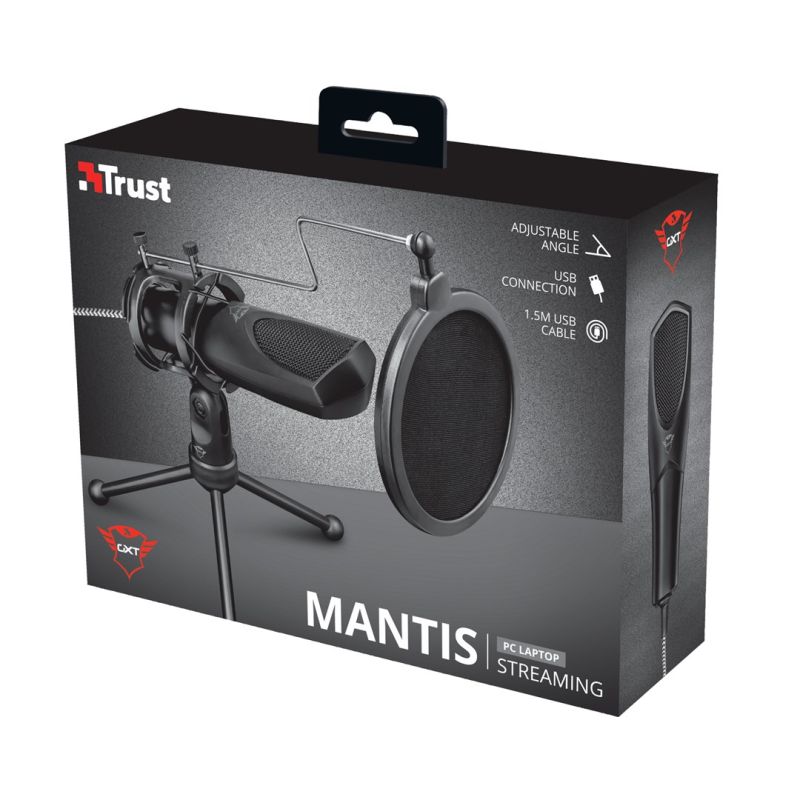 5. TRUST GXT 232 Mantis Streaming Black Mikrofon