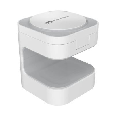Targus HJ3320WHGL Ladegerät für mobile Geräte – Kopfhörer, Smartphone, Smartwatch, Weiß, USB, kabelloses Laden, Schnellladen, Innenbereich