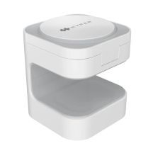 Targus HJ3320WHGL Ladegerät für mobile Geräte – Kopfhörer, Smartphone, Smartwatch, Weiß, USB, kabelloses Laden, Schnellladen, Innenbereich