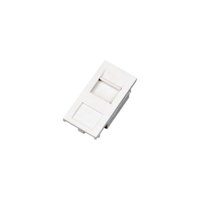 Adapter mit Verschlussklappe für 1 A-LAN OS002 Modul